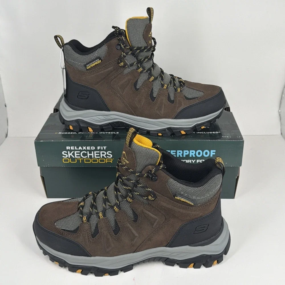 Skechers Rickter Branson Hiking Boots Size 8.5 NIB